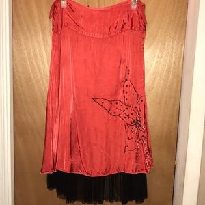 Morning star hand dyed skirt medium